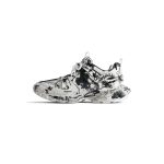 Men’s Track Graffiti Sneaker  in White/black - Image 4